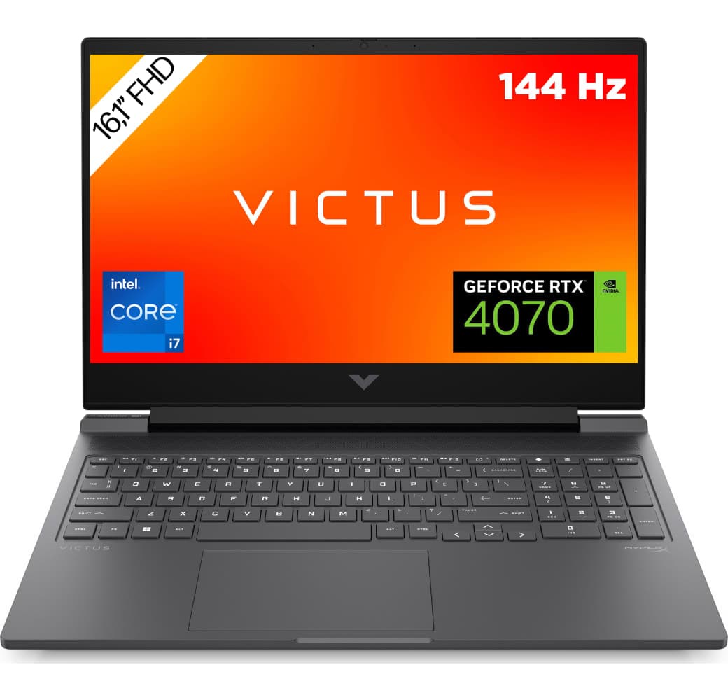 Mica Silver HP Victus 16-r1077ng Gaming Notebook - Intel® Core™ i7-14700HX - 16GB - 512GB SSD - NVIDIA® GeForce RTX™ 4070.7