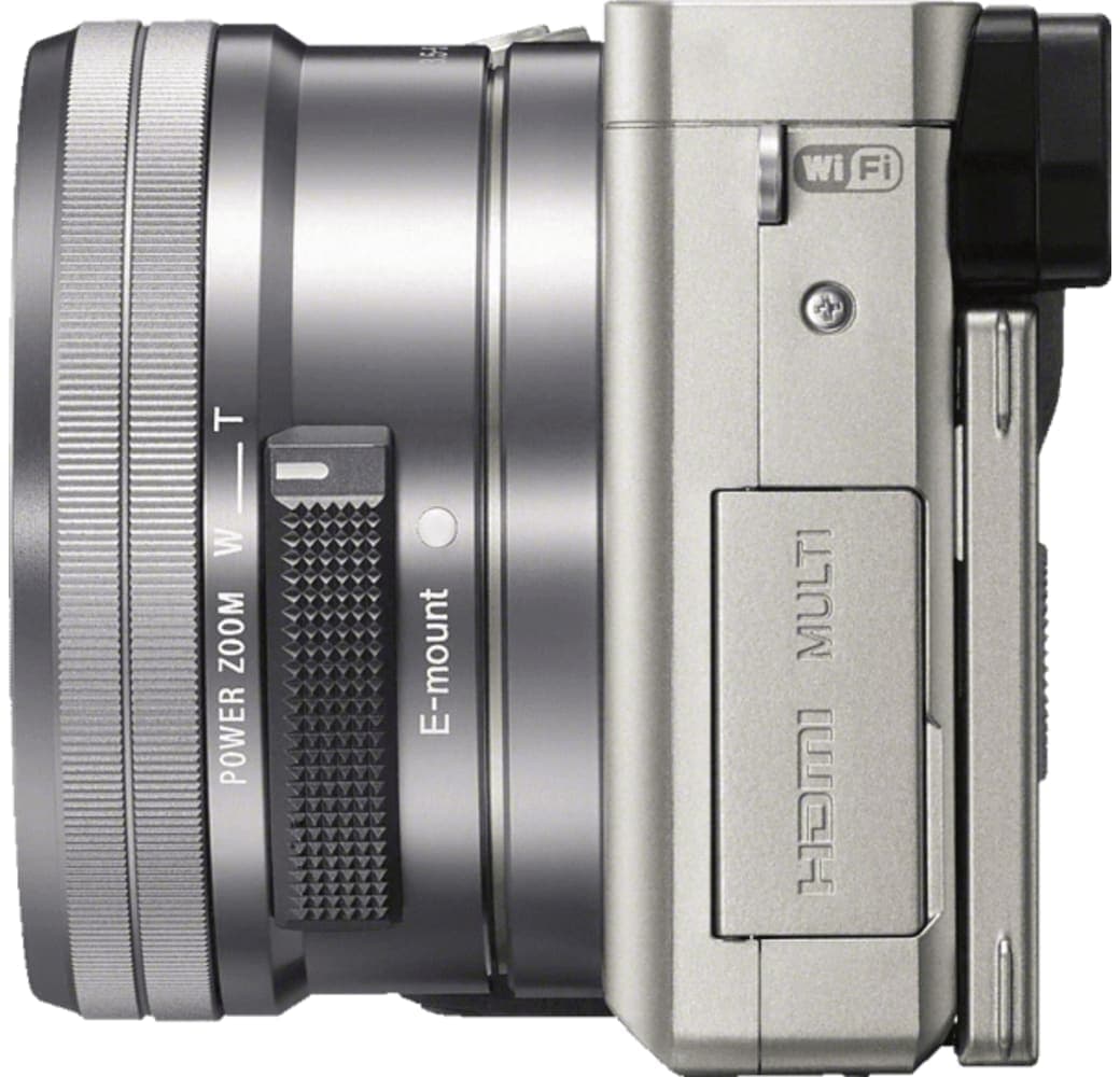 Silber Sony Alpha 6000 + 16-50 mm.2