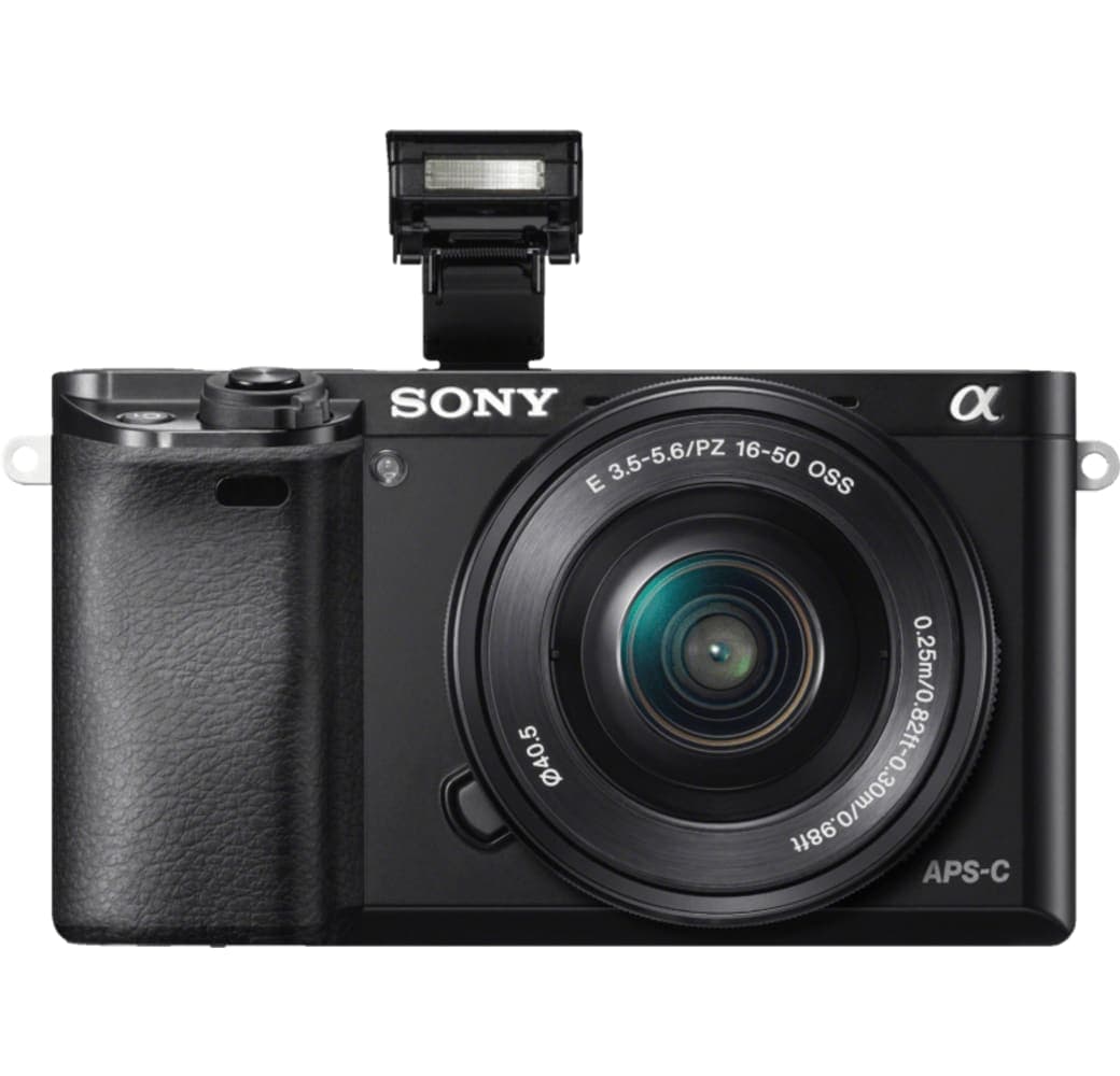Black Sony Alpha 6000 Camera Kit with E PZ 16-50 mm f/3.5-5.6 OSS Lens.4