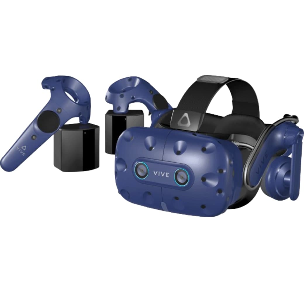 Blue HTC Vive Pro Eye VR Headset.3