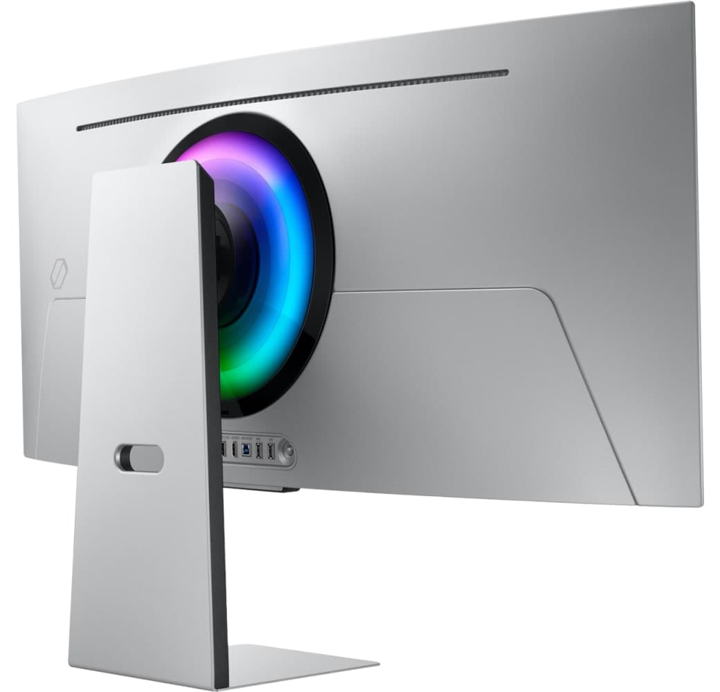 Silver Samsung - 34" Samsung Odyssey Gaming Monitor OLED G85SD (34") LS34DG850SUXEN.3