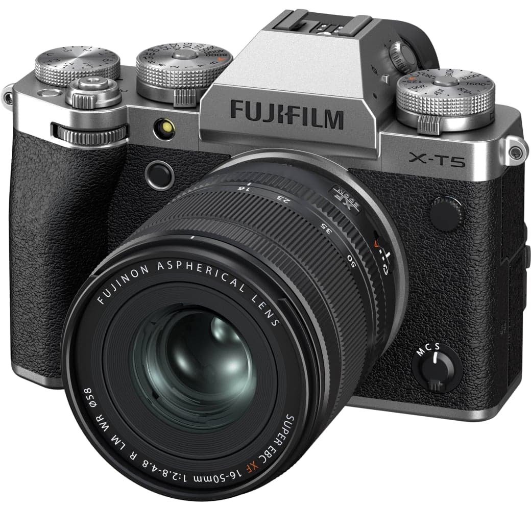 Silver FUJIFILM X-T5 + XF16-50mmF2.8-4.8 R LM WR, KIT.1