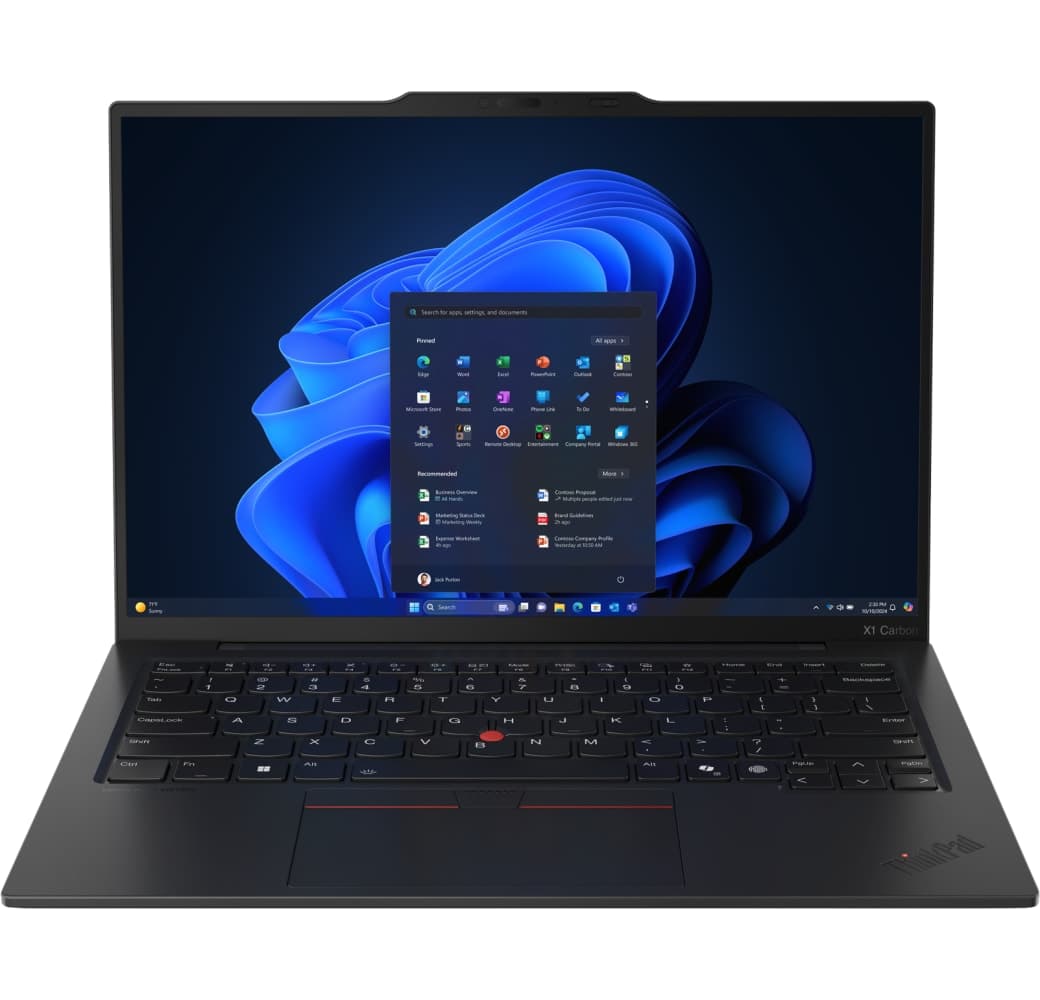 Schwarz Lenovo Thinkpad X1 Carbon G12 Laptop - Intel® Core™ Ultra 7-258V - 32 GB - 1 TB SSD - Intel® Integrated Intel Arc Graphics 140V - Deutsch (QWERTZ).1