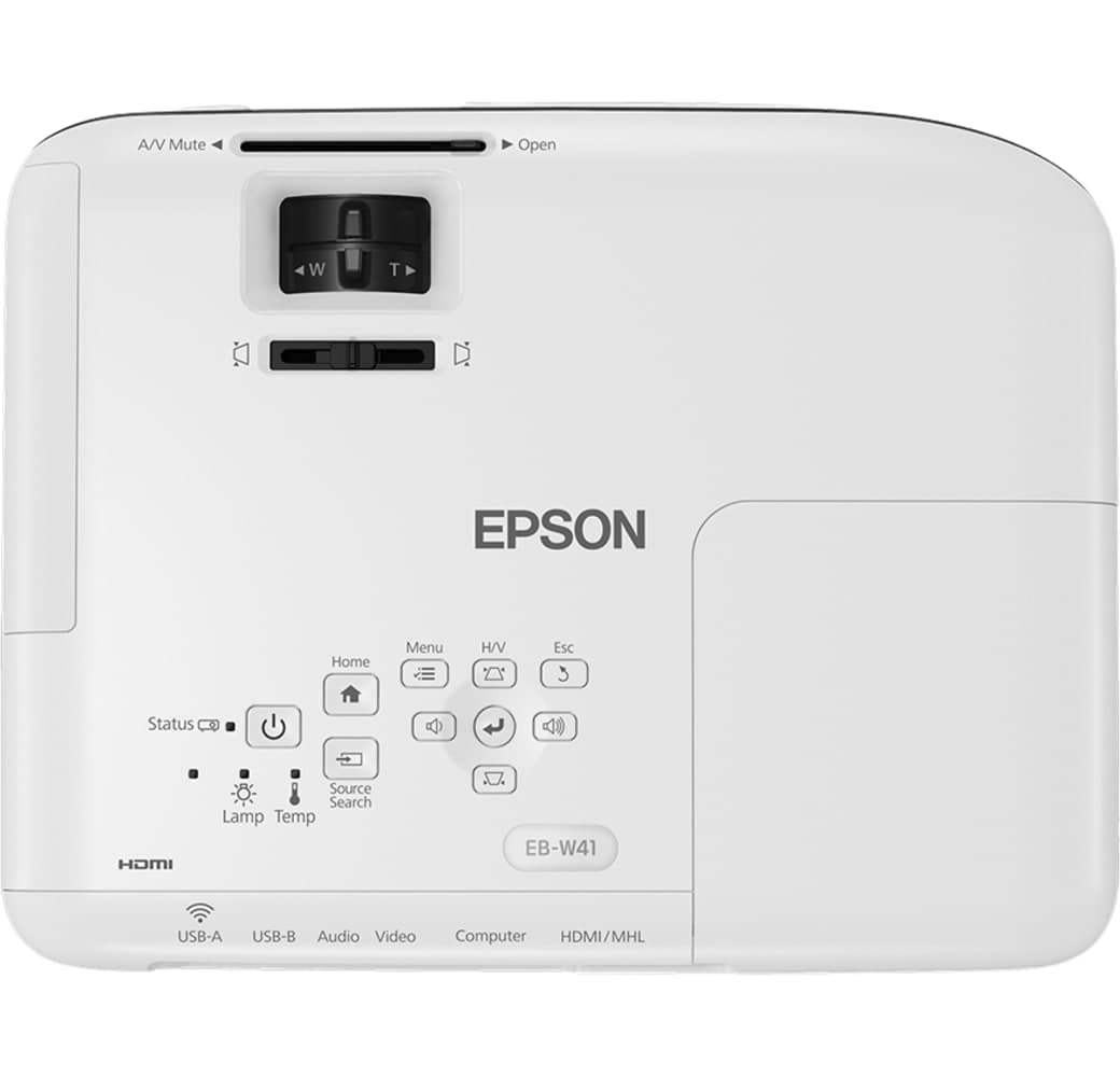White Epson EB-W 41 Projector - WXGA.4