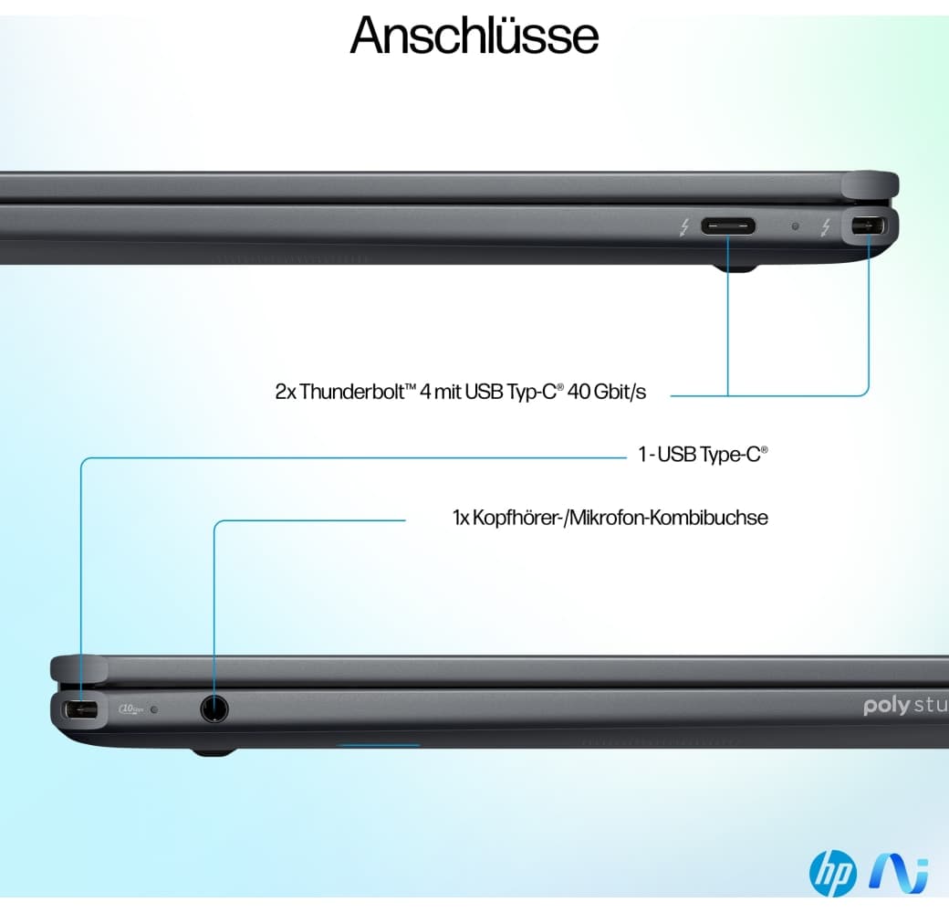 Grey HP OmniBook Ultra Flip 14-fh0091ng Laptop - Intel® Core™ Ultra 9-288V - 32GB - 1TB SSD - Intel® Intel Arc Graphics.5