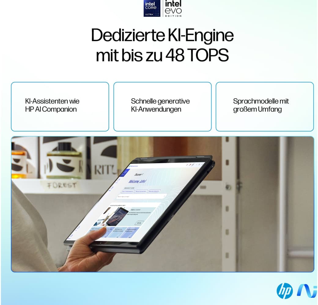 Grey HP OmniBook Ultra Flip 14-fh0091ng Laptop - Intel® Core™ Ultra 9-288V - 32GB - 1TB SSD - Intel® Intel Arc Graphics.7