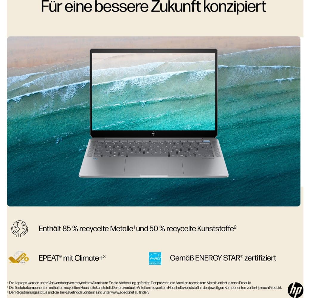 Grey HP OmniBook Ultra 14-fd0097ng Laptop - AMD Ryzen™ 9 AI HX 375 - 32GB - 1TB SSD - AMD AMD Radeon 890M.9