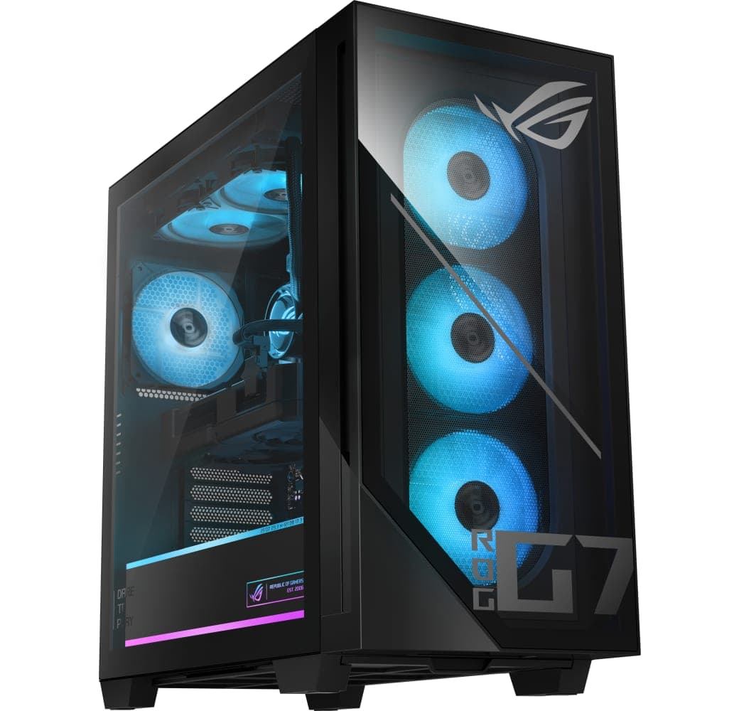 Schwarz ASUS ROG G700 G700TF-07265F123W Gaming Desktop - Intel® Core™ Ultra 7-265F - 32GB - 1TB SSD - NVIDIA® GeForce® RTX™ 5070 PRIME.1