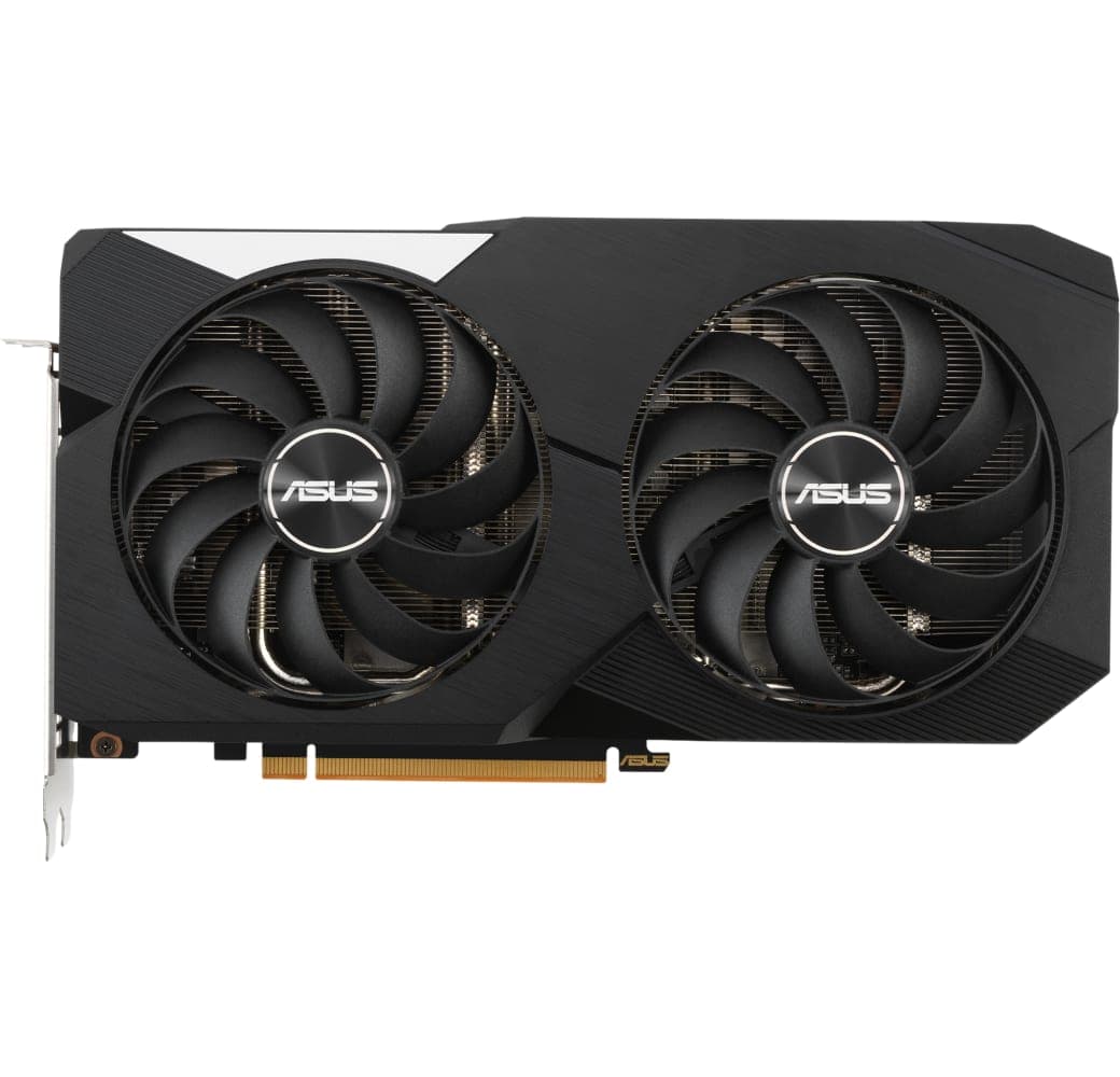 Black Asus Dual Radeon™ RX 6600XT Graphics Card.2