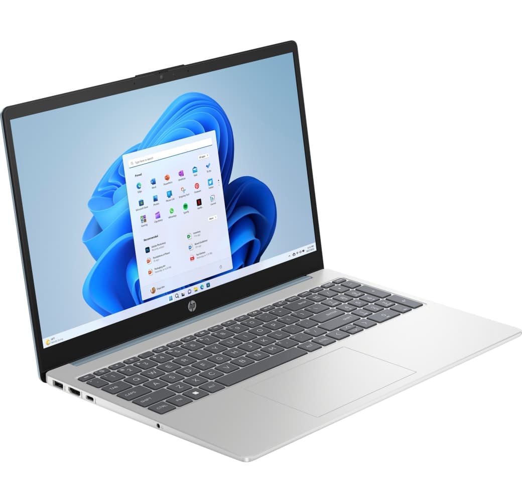 Natural Silver HP 15-fc0052ng Laptop - AMD Ryzen™ 5 7520U - 16 GB - 1 TB SSD - AMD Radeon™ Grafik - Deutsch (QWERTZ).2