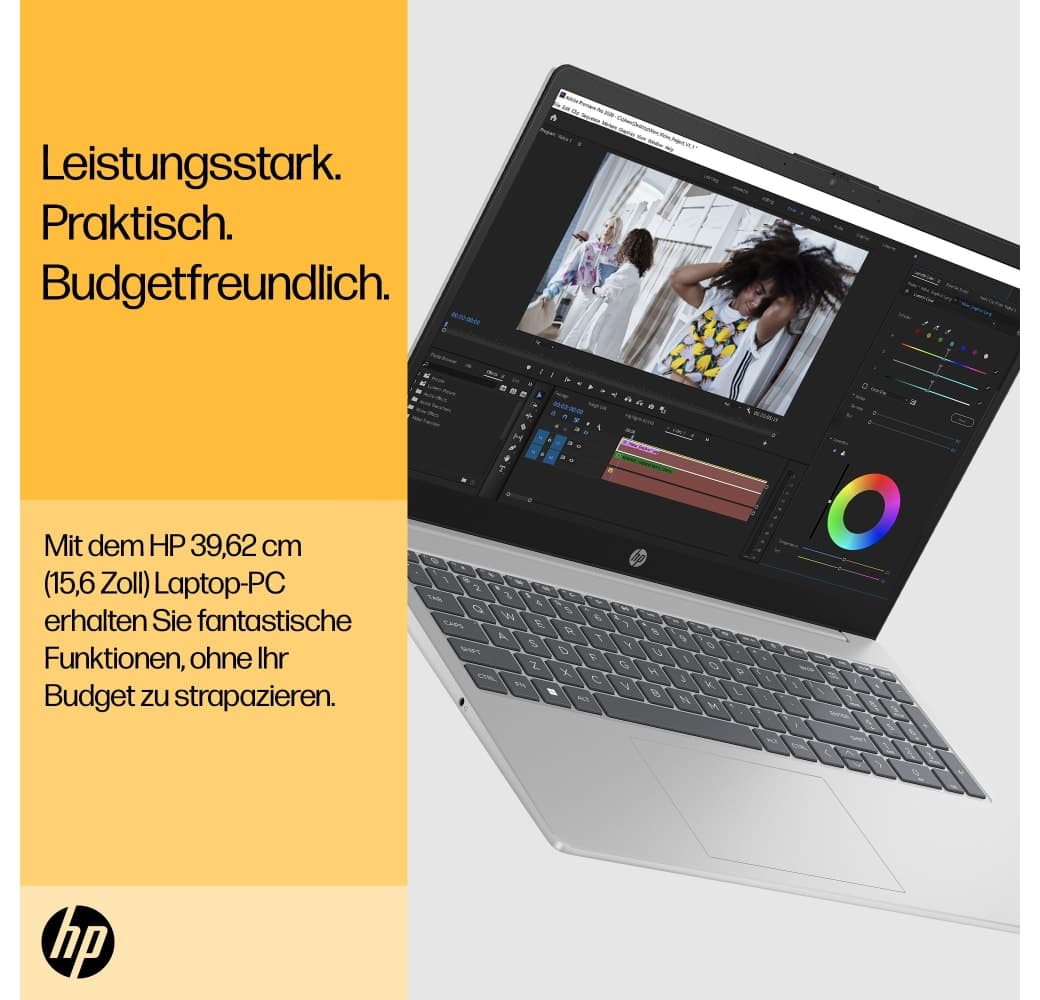 Natural Silver HP 15-fc0052ng Laptop - AMD Ryzen™ 5 7520U - 16 GB - 1 TB SSD - AMD Radeon™ Grafik - Deutsch (QWERTZ).6