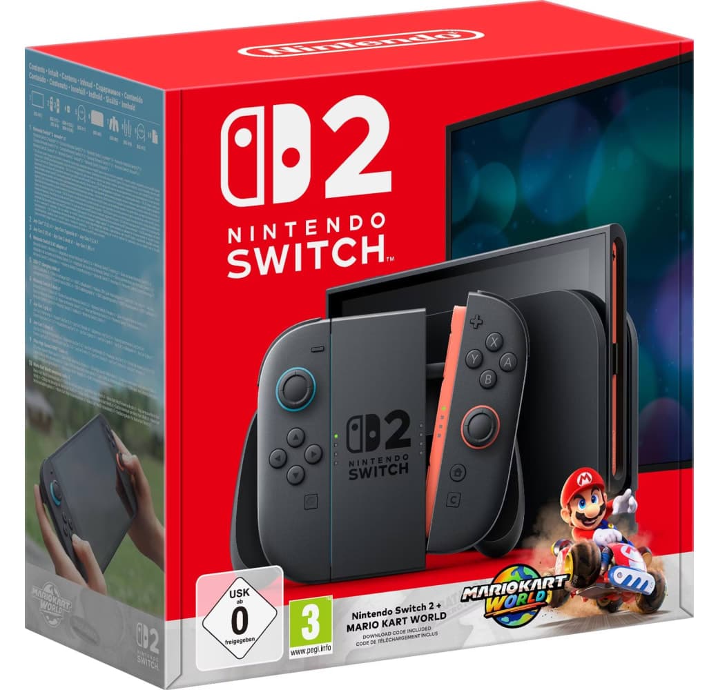 Black Nintendo Switch 2 + Mario Kart World Bundle.1