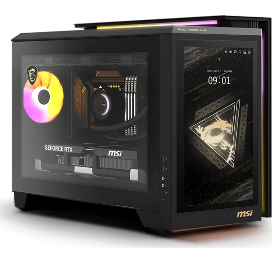 Black MSI MEG Vision X AI 2NVV7-009AT Gaming PC - Intel® Core™ Ultra 7-265K - 32GB - 2TB SSD - NVIDIA® GeForce® RTX™ 5080.1