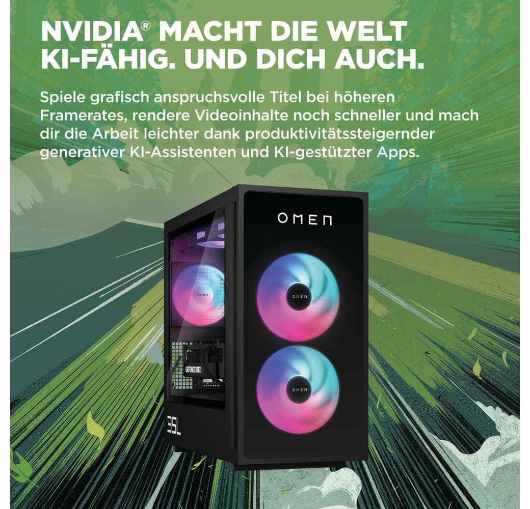 Negro HP OMEN 35L GT16-0064ng Gaming Desktop - Intel® Core™ Ultra 7-265F - 32GB - 1TB SSD - NVIDIA® GeForce® RTX™ 5070.6