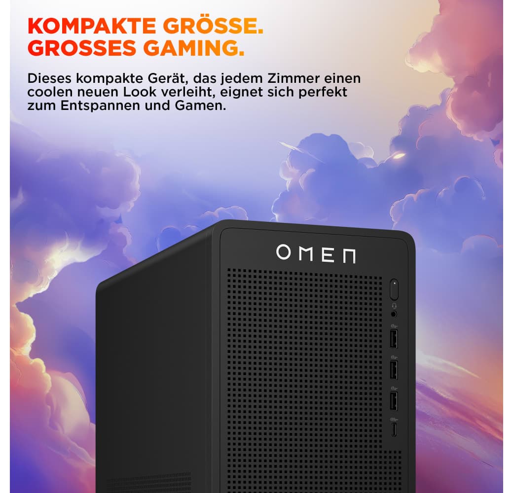 Schwarz HP OMEN 16L TG03-0278ng Gaming Desktop - Intel® Core™ i7-14700 - 32GB - 1TB SSD - NVIDIA® GeForce® RTX™ 5060 Ti.8