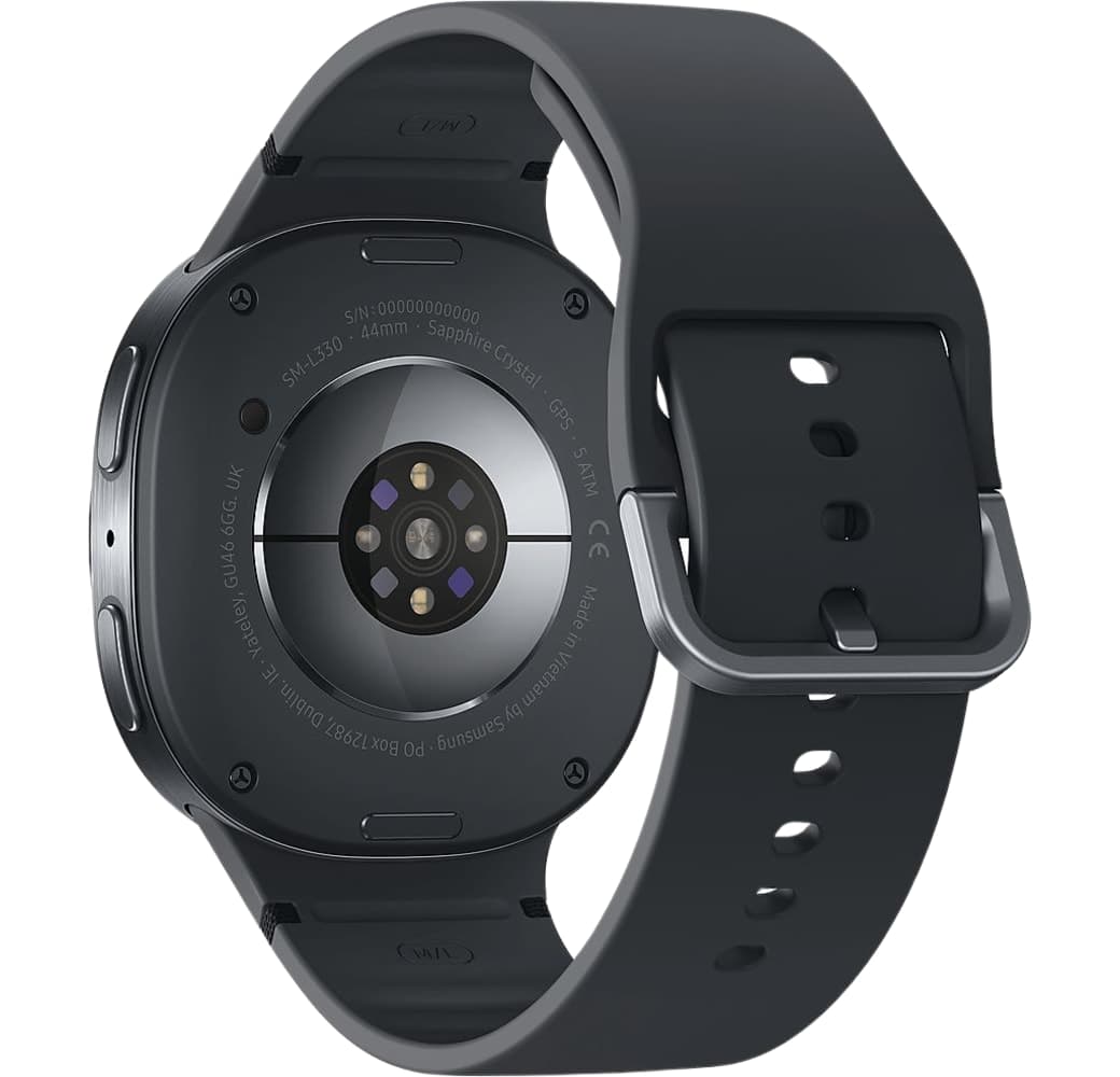 Graphite Gray Samsung Galaxy Watch8 Smartwatch, Aluminiumgehäuse, 44mm.3