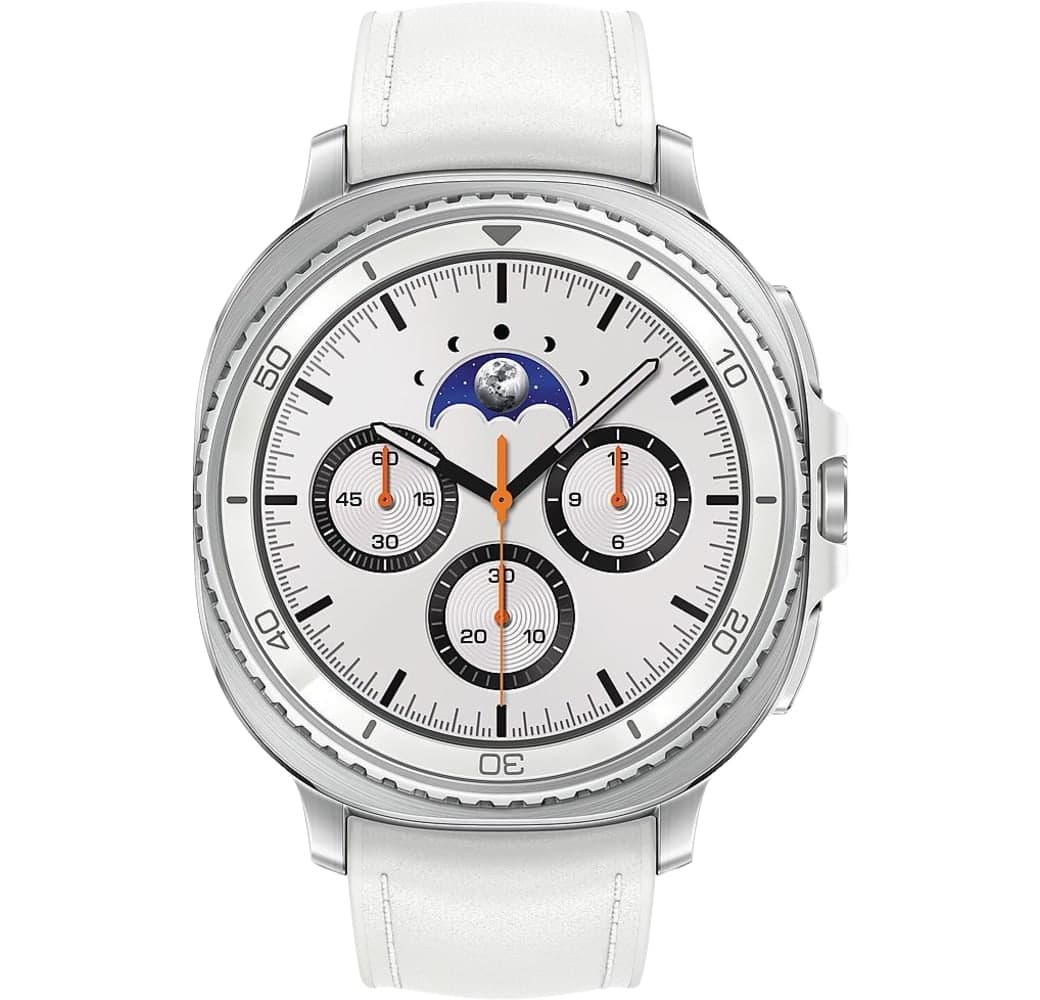 White Samsung Galaxy Watch8 Classic Smartwatch, Stainless Steel Case, 46mm.2