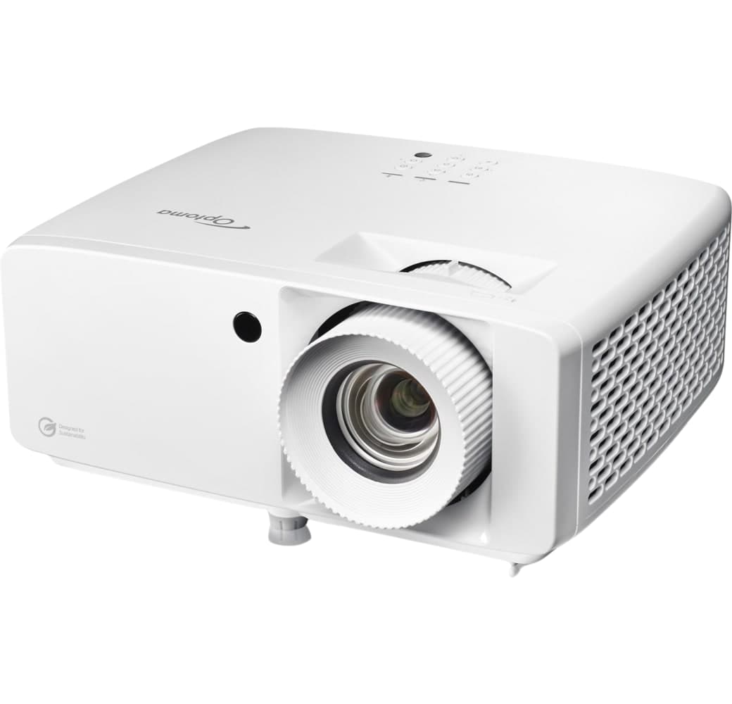 White Optoma UHZ66 Laser Projector - 4K.5