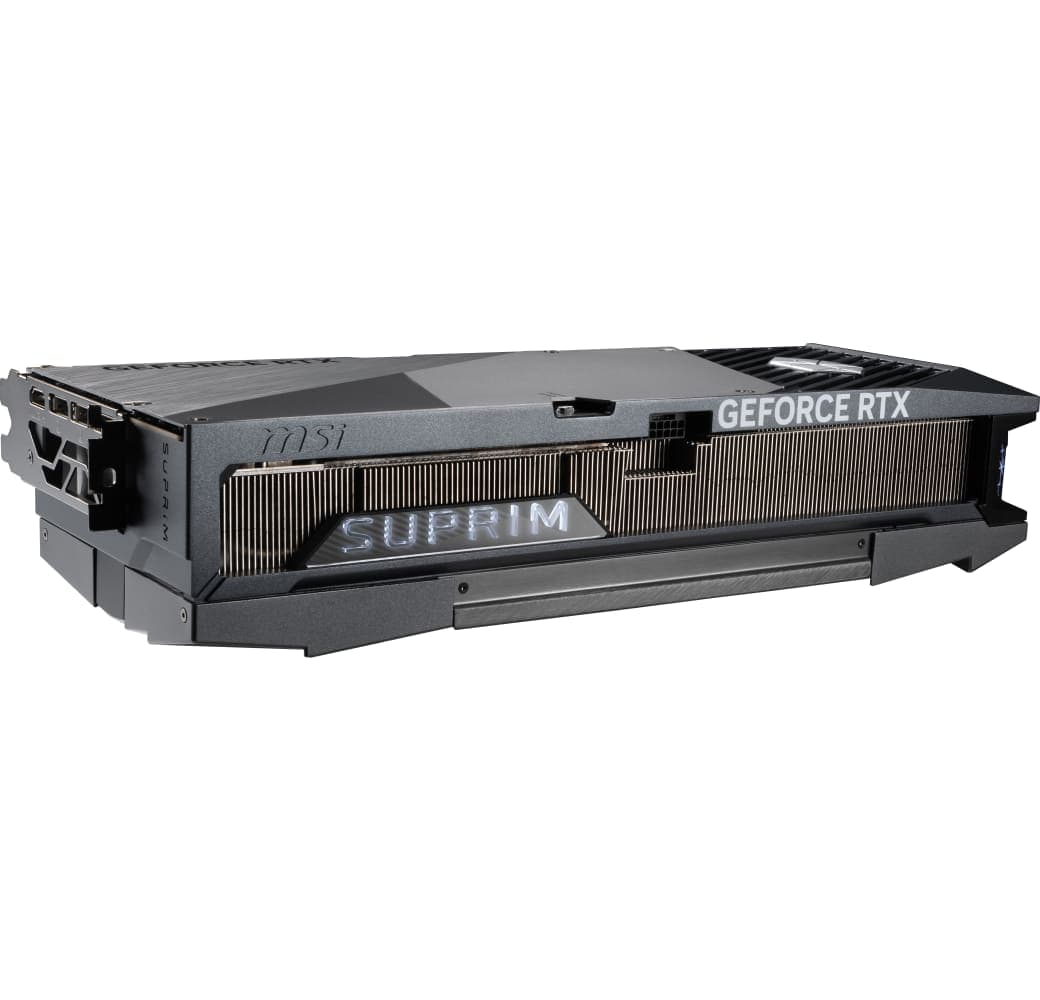 Black MSI GeForce RTX 5090 SUPRIM SOC 32GB GDDR7 Graphics Card.10