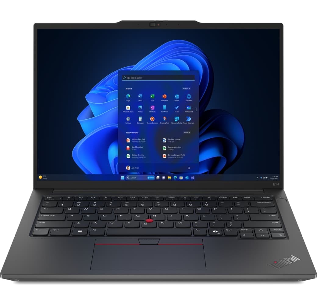 Black Lenovo ThinkPad E14 G6 Laptop - Intel® Core™ Ultra 7-155H - 32GB - 1TB SSD - Intel® Intel Arc Graphics.1