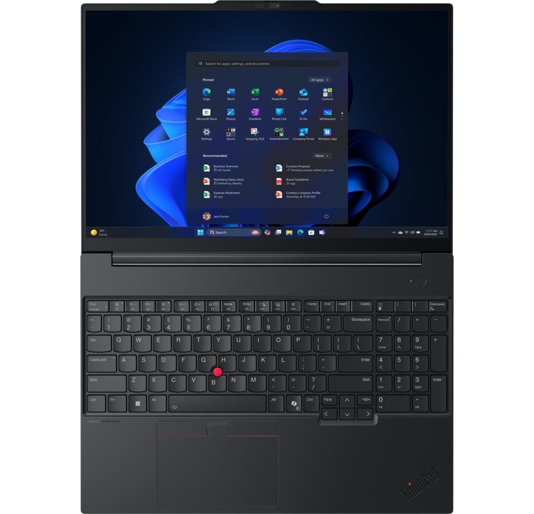 Black Lenovo ThinkPad E16 G3 Laptop - Intel® Core™ Ultra 7-255H - 16GB - 512GB SSD - Intel® Intel Arc Graphics.6