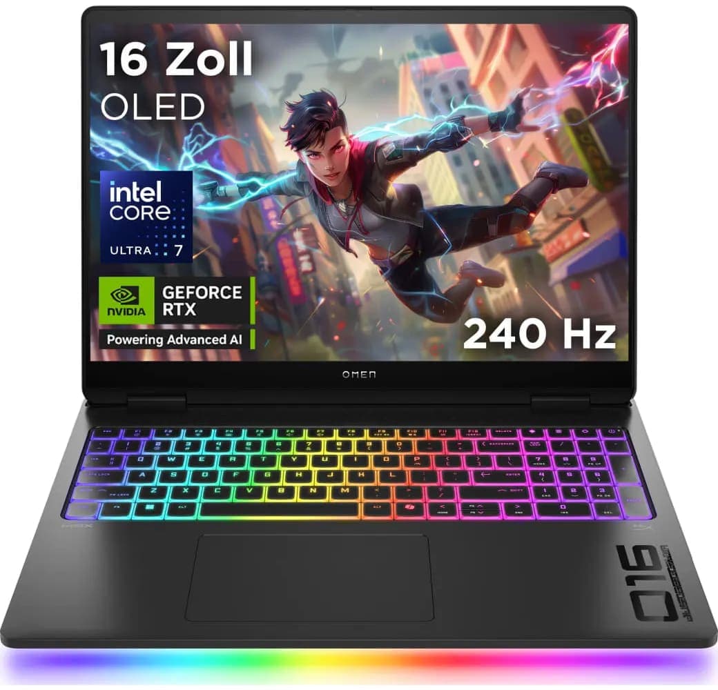 Shadow Black HP OMEN Max 16-ah0095ng Gaming Laptop - Intel® Core™ Ultra 9-275HX - 32GB - 1TB SSD - NVIDIA® GeForce® RTX™ 5080.1