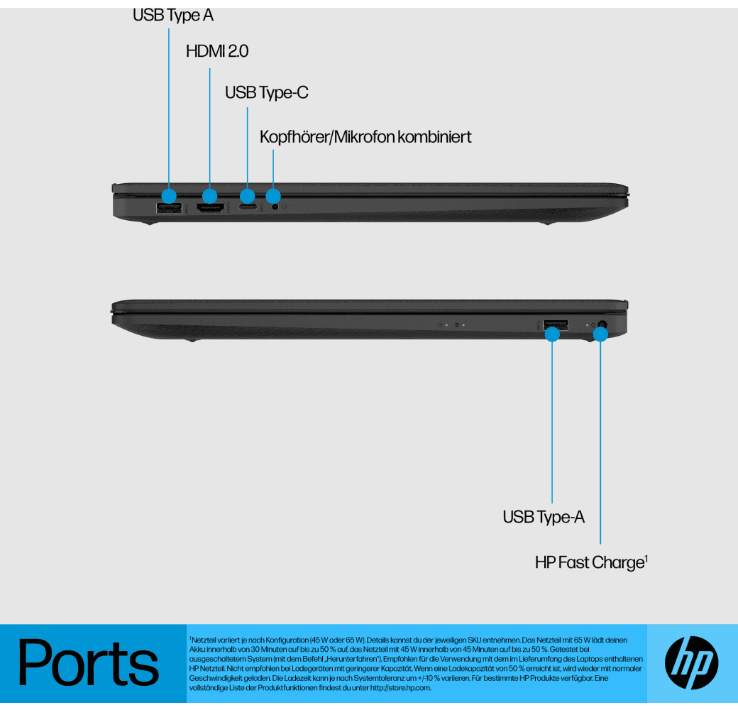 Jet Black HP 17-cp3072ng Laptop - AMD Ryzen™ 7 7730U - 16GB - 512GB SSD - AMD AMD Radeon Graphics.6