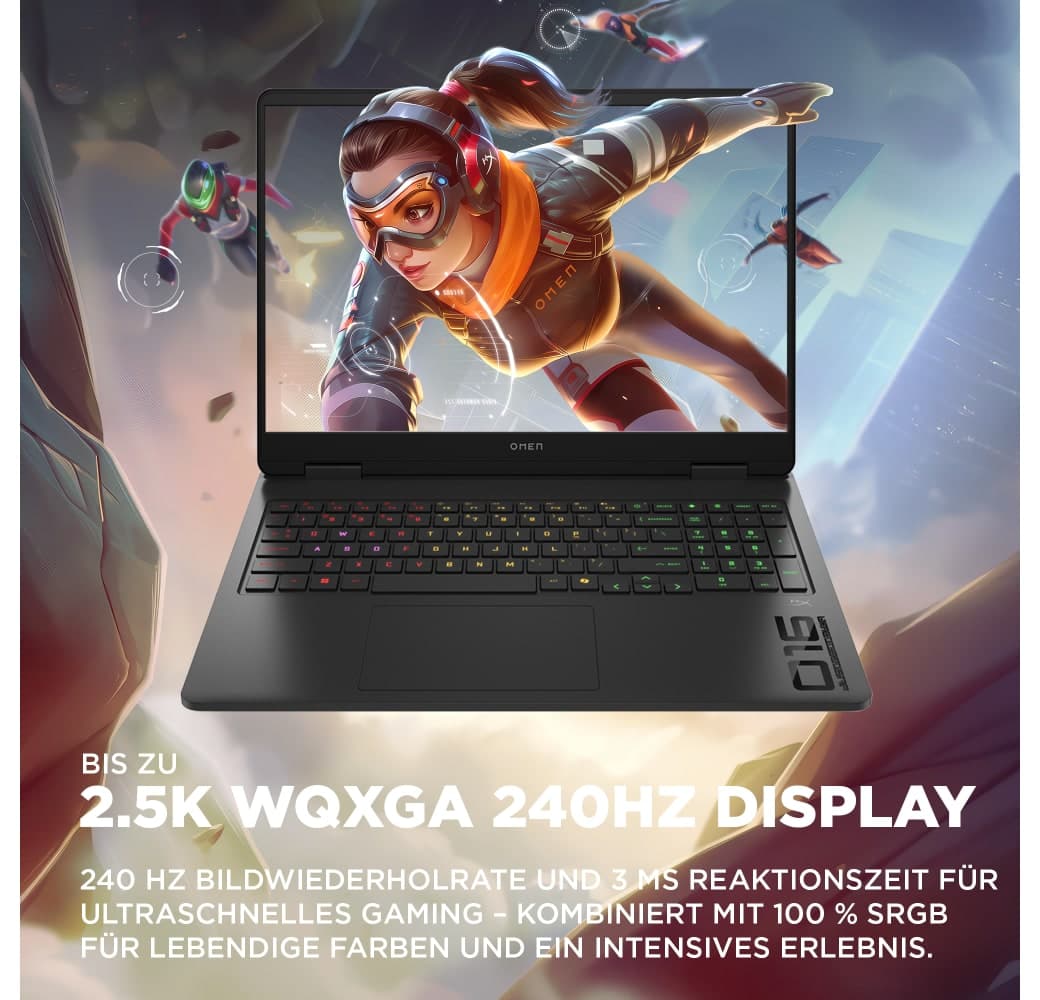 Black HP Omen 16 16-ap0091ng Gaming Notebook - AMD Ryzen™ 9 8940HX - 16GB - 1TB SSD - NVIDIA® GeForce® RTX™ 5060.11