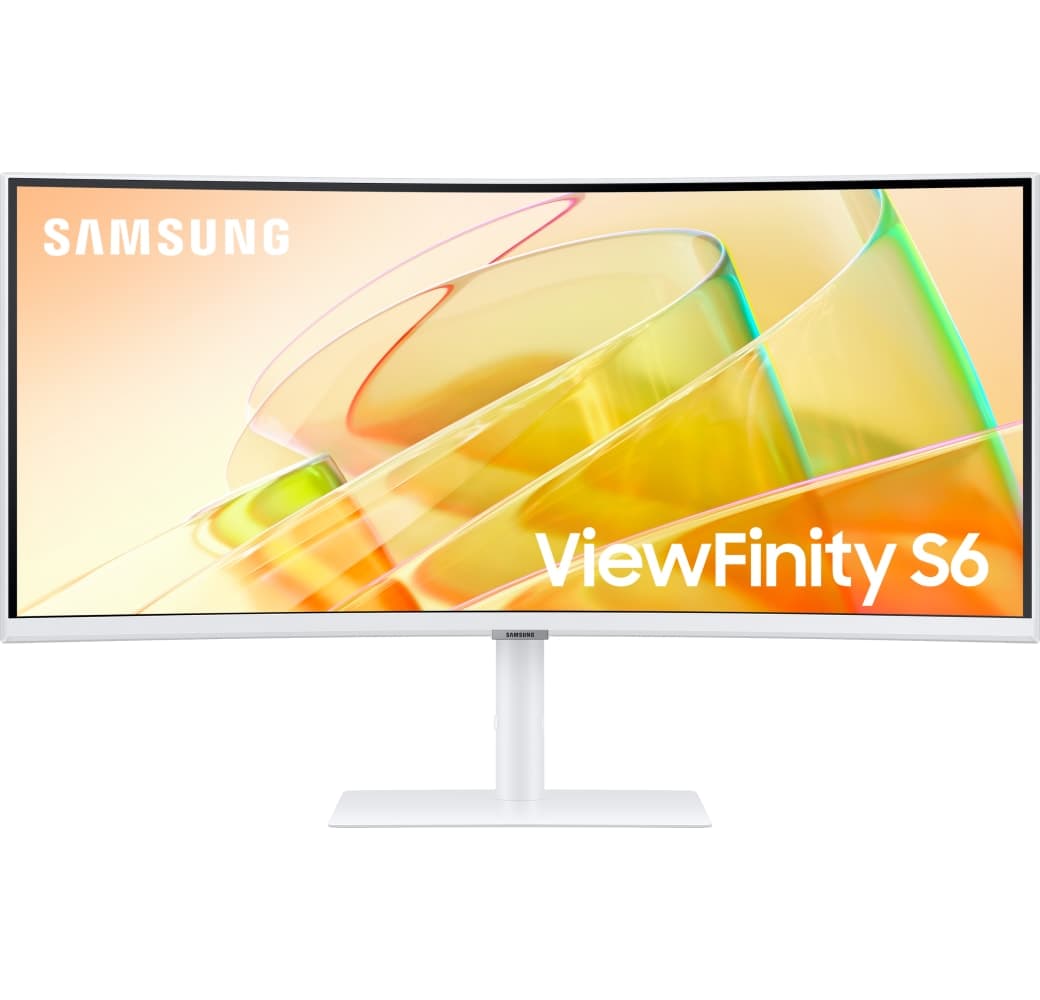 White Samsung - 34" ViewFinity S6 S34C650TAU CURVED (34") LS34C650TAUXEN.1