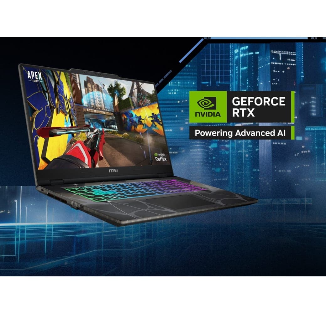 Black MSI Cyborg 17 B2RWFKG-056 Gaming Laptop - Intel® Core™ 7-240H - 16GB - 512GB SSD - NVIDIA® GeForce® RTX™ 5060.12
