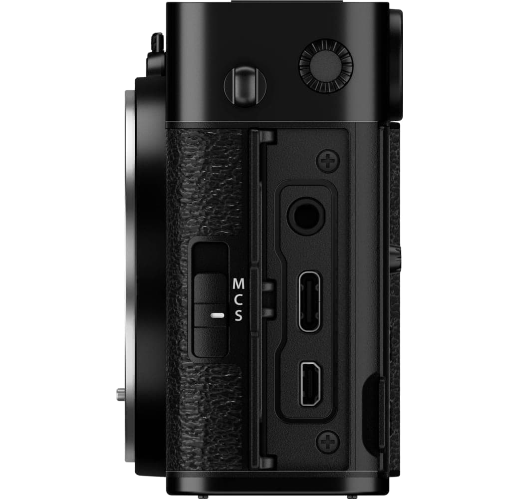 Black FUJIFILM X-E5 + XF23mmF2.8 R WR.8