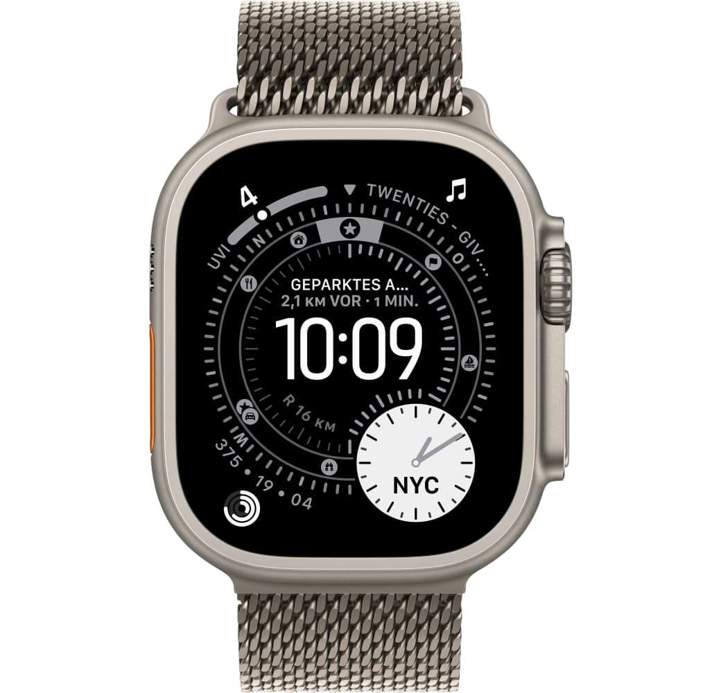 Natural Apple Watch Ultra 3 GPS + Cellular, Titanium Case, Milanese Band, 49mm.2