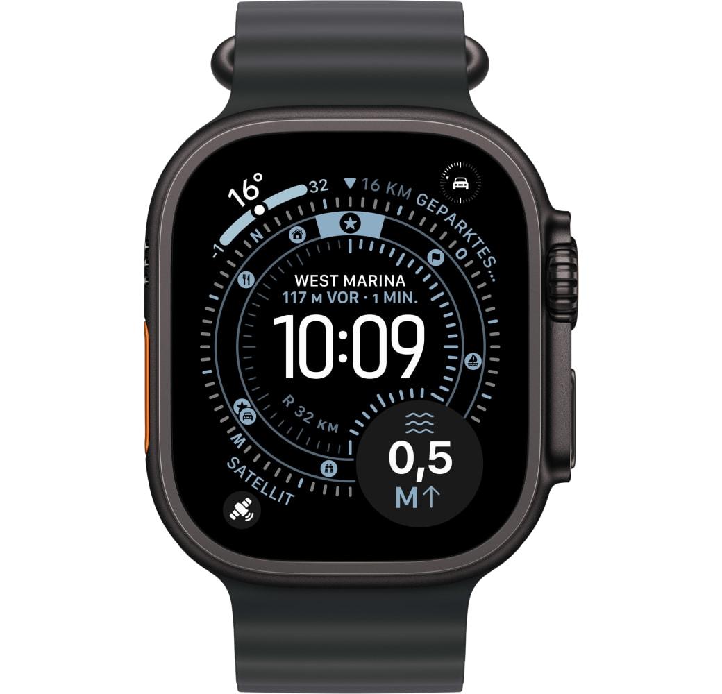 Black Apple Watch Ultra 3 GPS + Cellular, Titanium Case, Ocean Band, 49mm.2