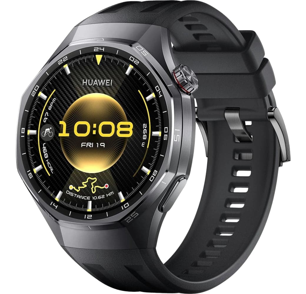 Black Huawei Watch GT6 Pro Smartwatch, Titanium Case, 46mm.1
