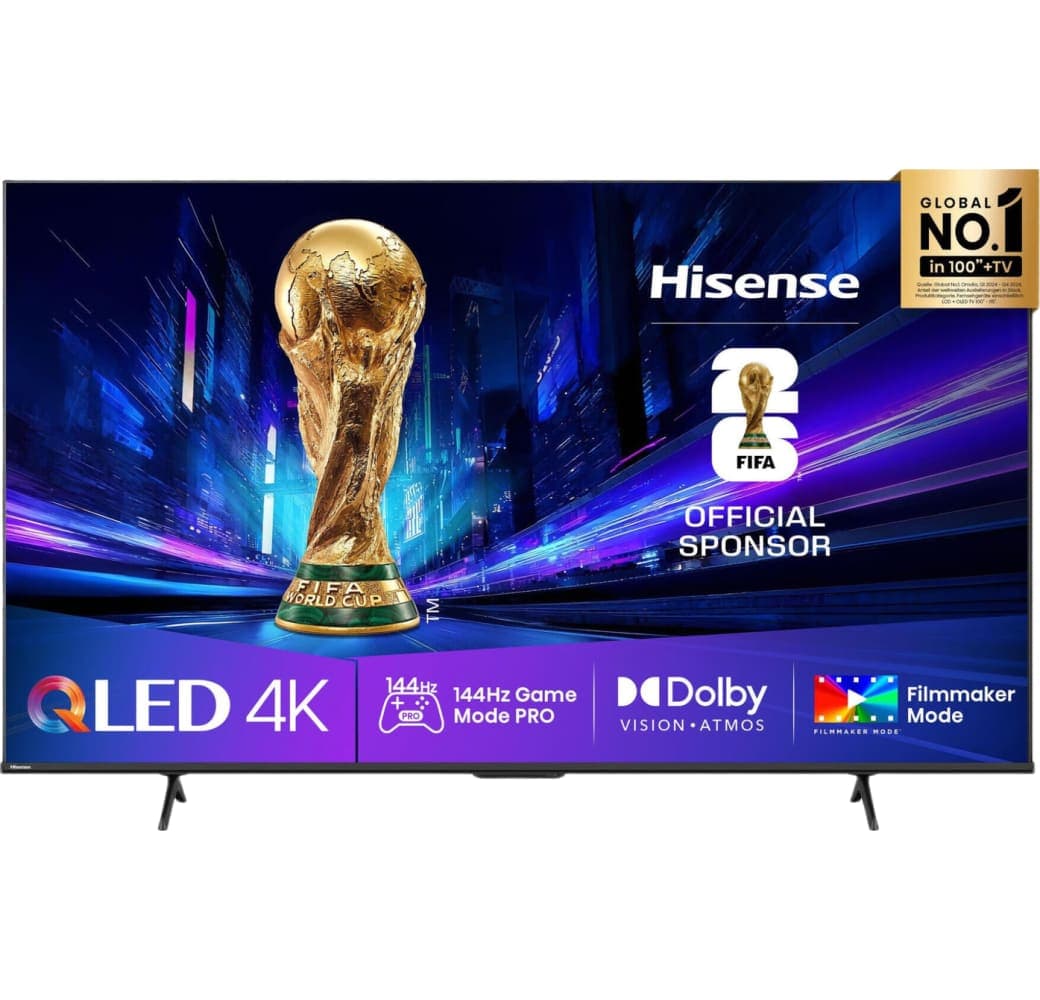 Black Hisense 55E77Q Pro - TV 55" QLED 4K.1