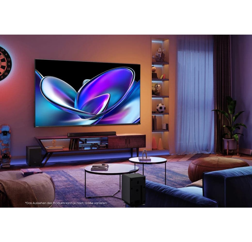 Black Hisense 55E77Q Pro - TV 55" QLED 4K.9