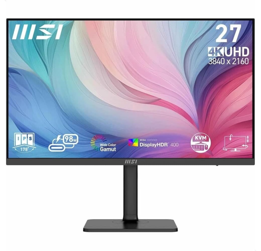 Black MSI - 27" Modern MD272UPHGDE (27") 9S6-3PB19H-271.3