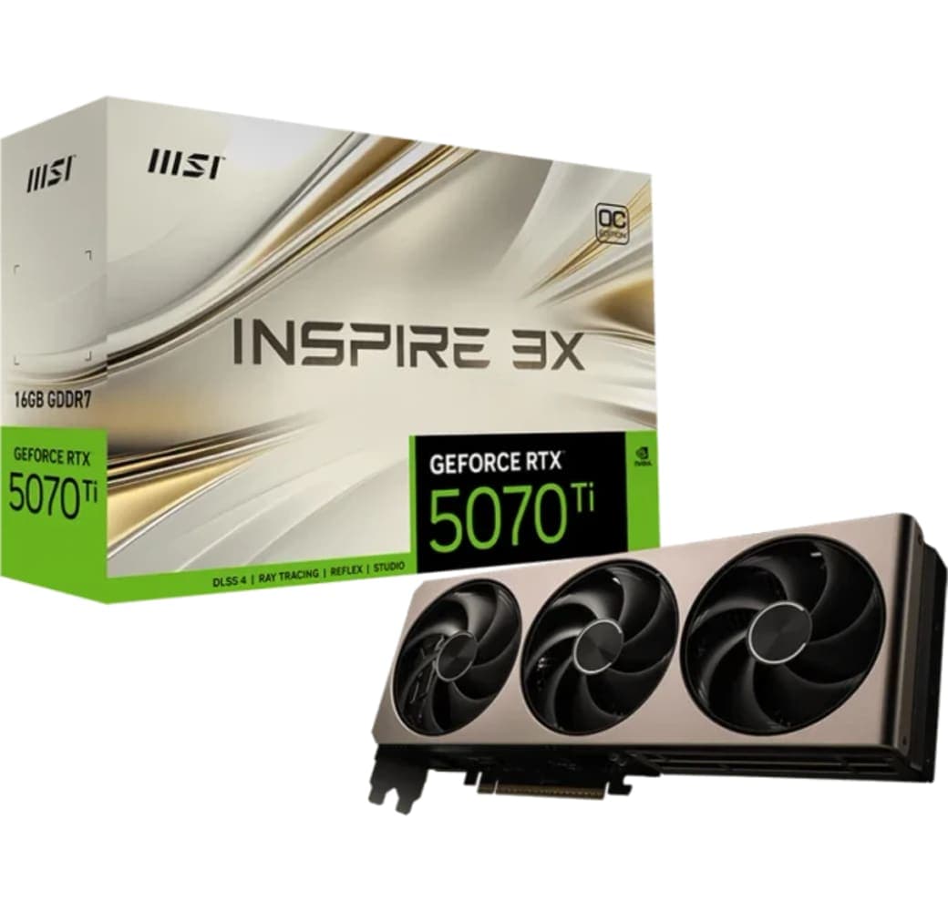 Bronze MSI GeForce RTX 5070 Ti 16G INSPIRE 3X OC Graphics Card.1