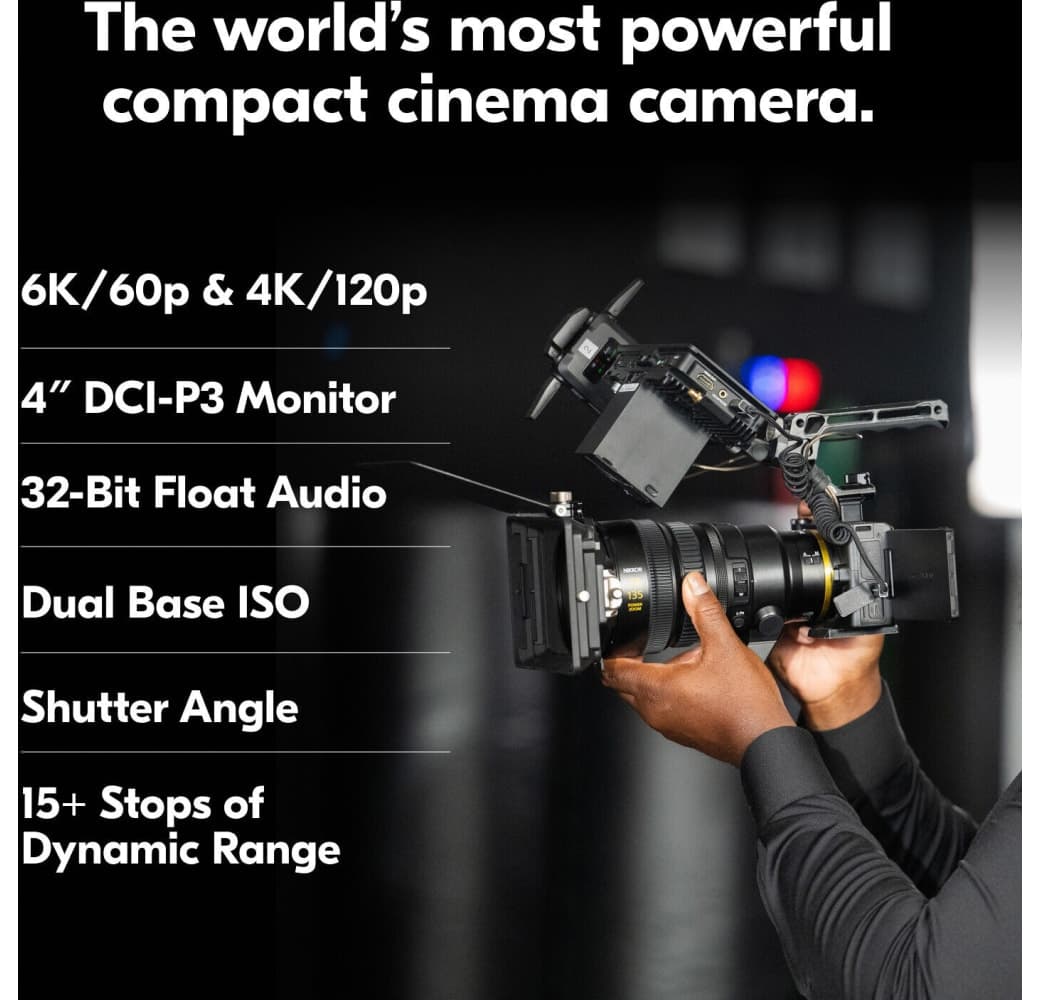 Black Nikon ZR 6K Cine Camera Body - Full-Frame 6K RAW R3D | Z-Mount.14