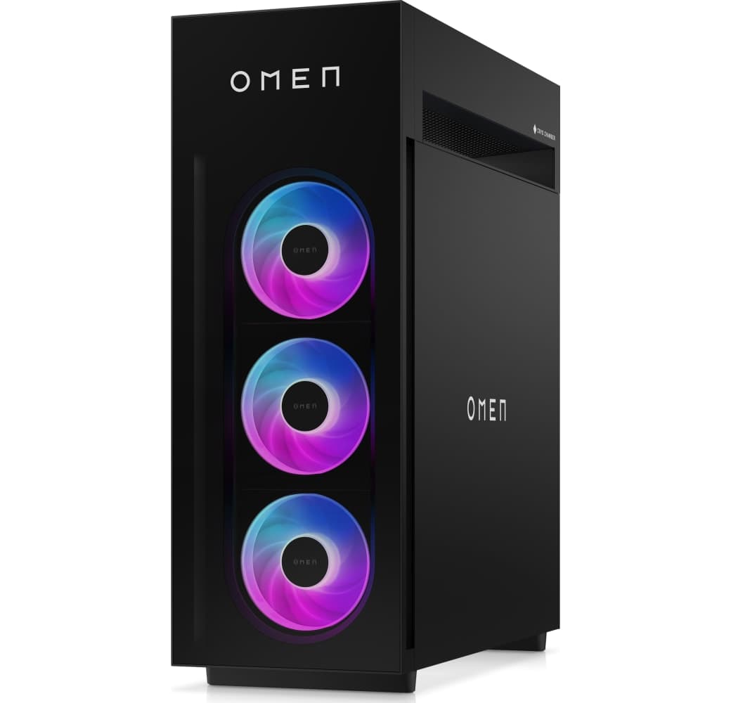 Black HP OMEN MAX 45L GT23-0090ng Gaming Desktop - AMD Ryzen™ 9 9950X3D - 32GB - 2TB SSD - NVIDIA® GeForce® RTX™ 5070 Ti.2