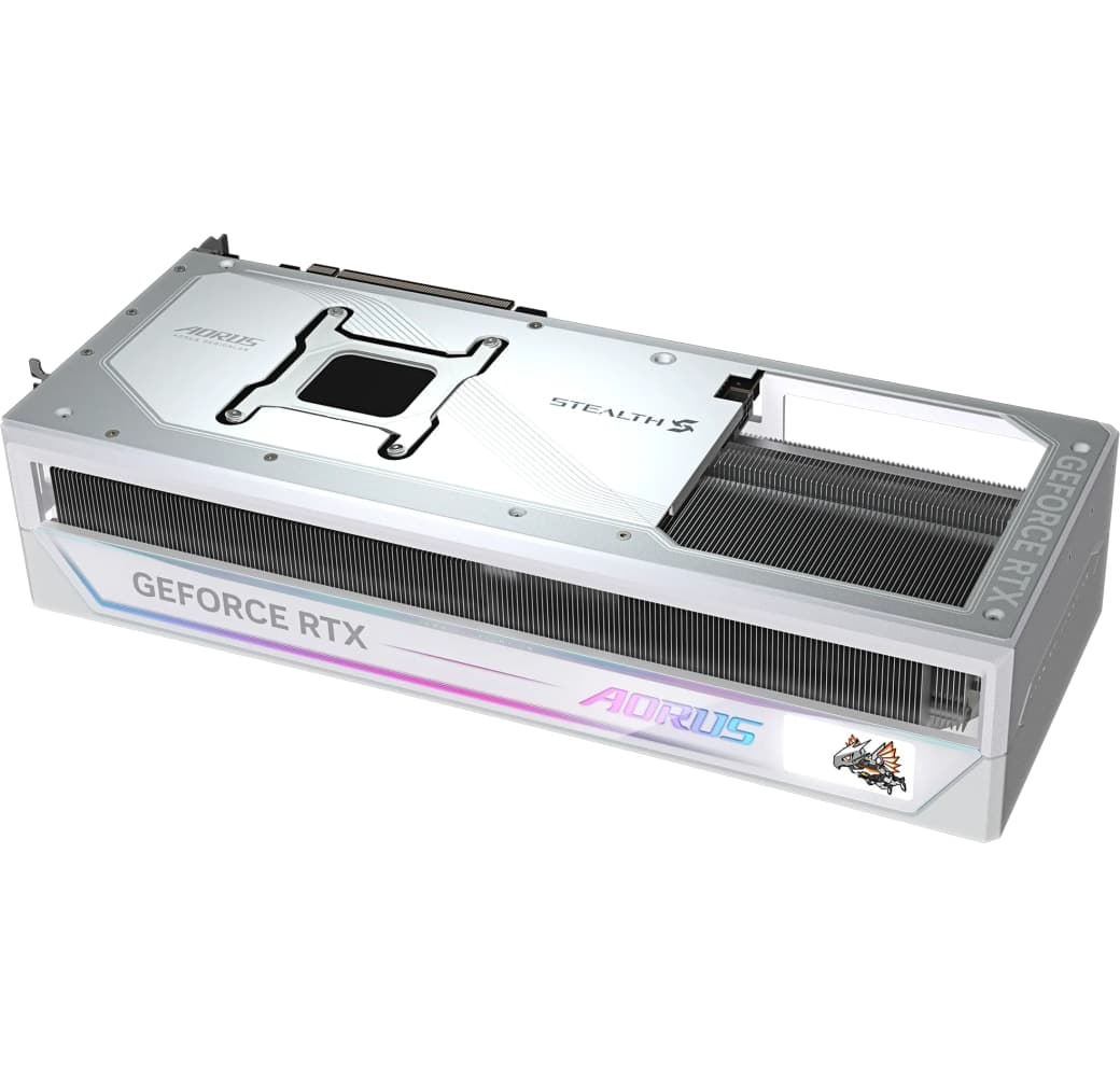 Black Gigabyte GeForce RTX 5090 AORUS Stealth ICE 32GB GDDR7 grafische kaart.2