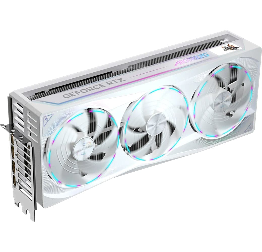 Black Gigabyte GeForce RTX 5090 AORUS Stealth ICE 32GB GDDR7 grafische kaart.5