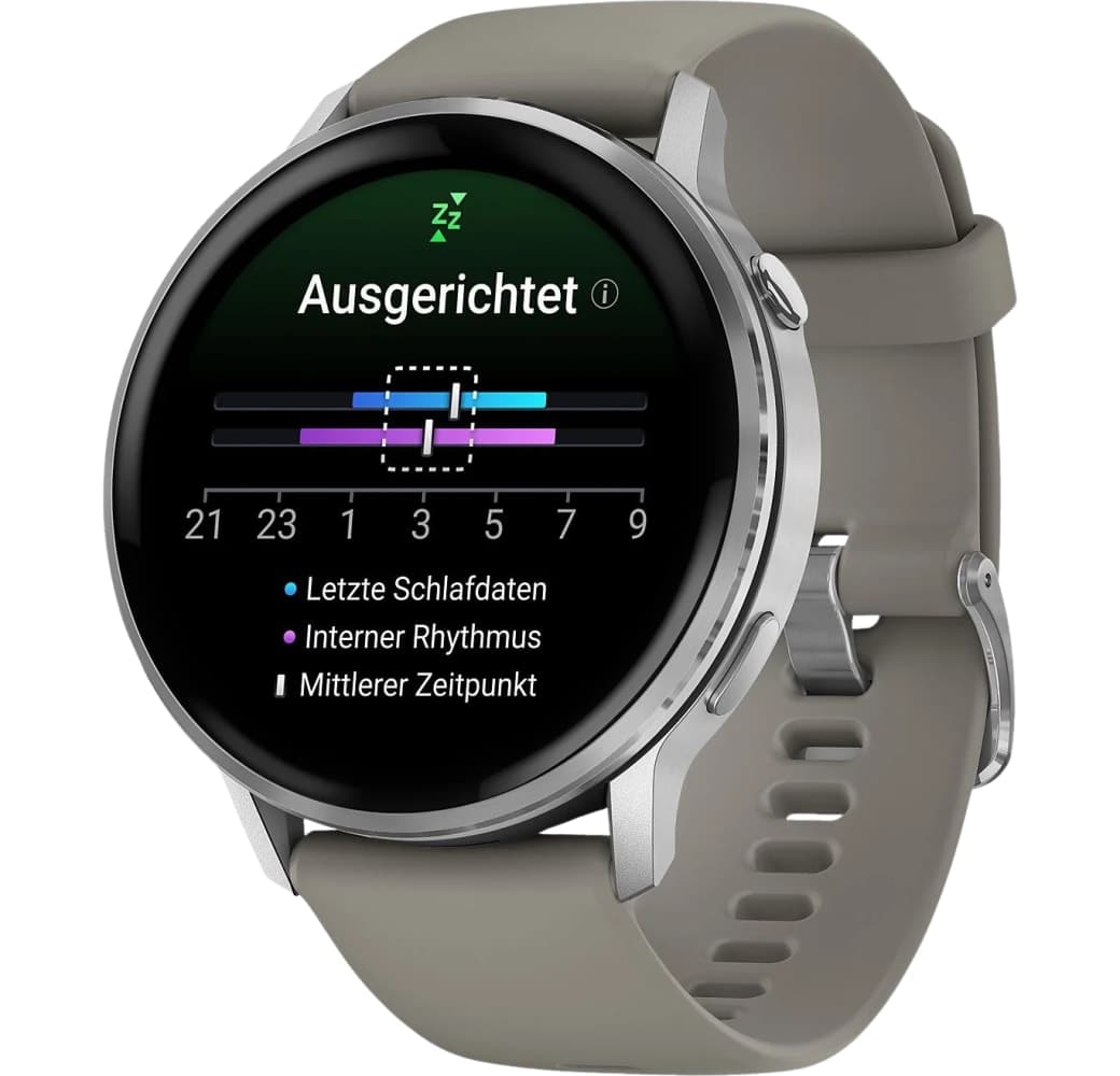 Silver Garmin Venu® 4 Smartwatch, Behuizing van vezelversterkt polymeer, 45 mm.1