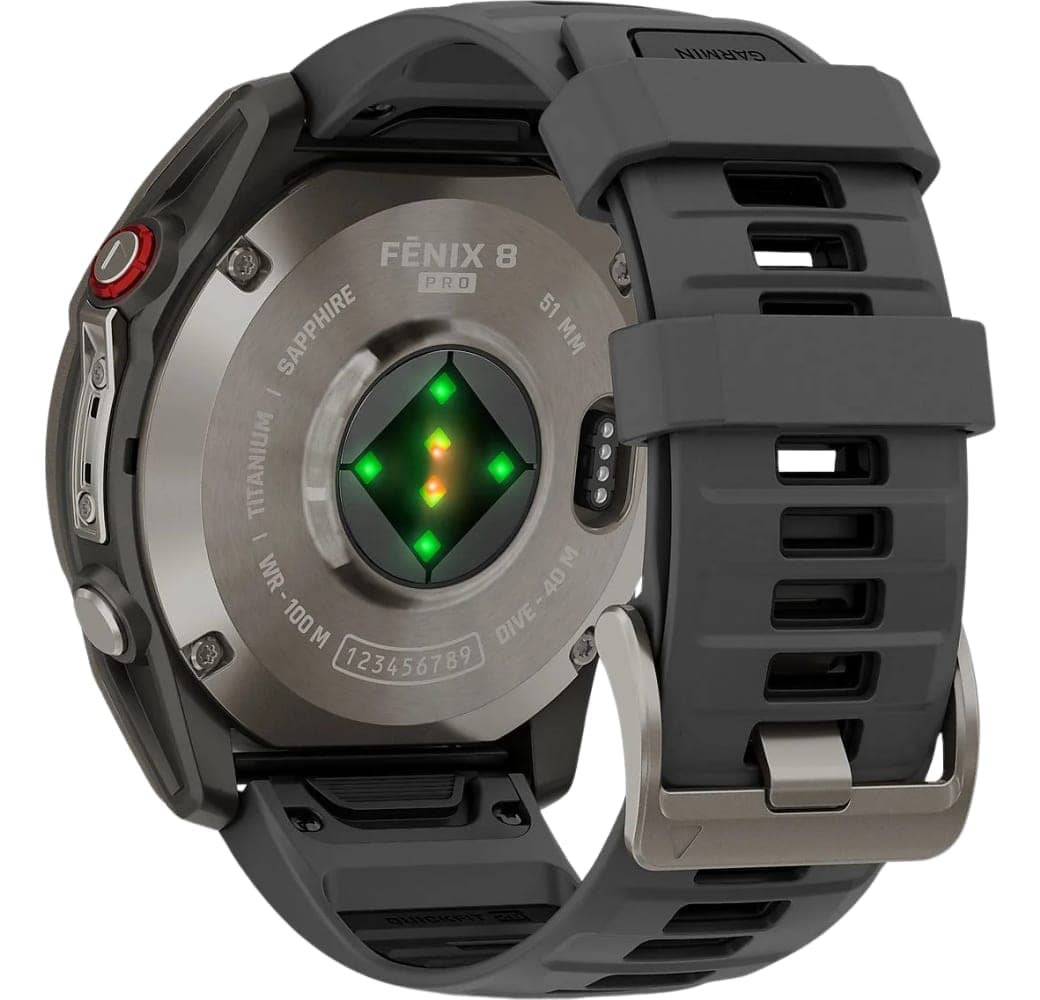 Graphite Garmin fēnix 8 Pro – AMOLED LTE Smartwatch, Titanium Behuizing, 51 mm.2