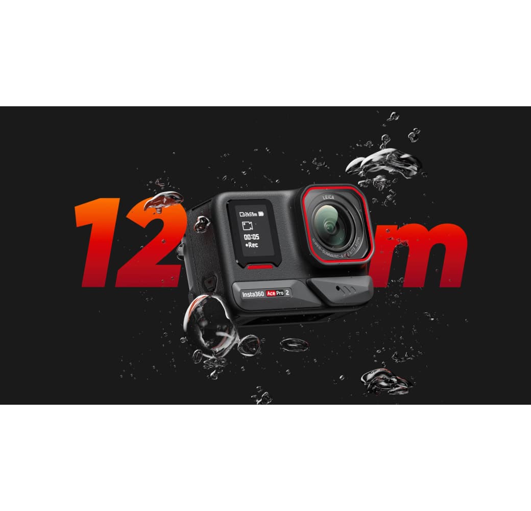 Black Insta360 Ace Pro 2.6