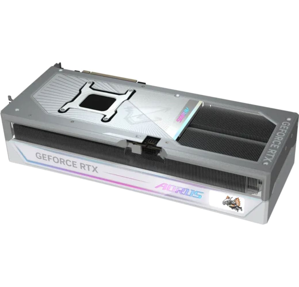 White Gigabyte RTX 5090 AORUS Master ICE 32GB GDDR7 Graphics Card.3