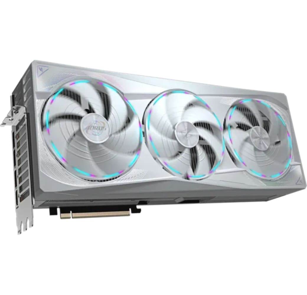 White Gigabyte RTX 5090 AORUS Master ICE 32GB GDDR7 Graphics Card.4