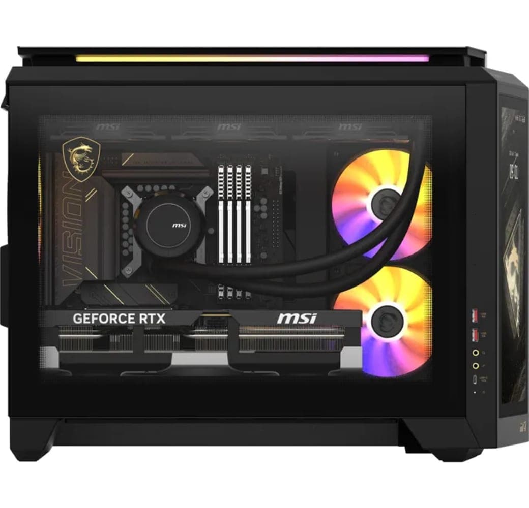 Black MSI MEG Vision X AI 2NVR7-236AT Gaming Desktop - Intel® Core™ Ultra 7-265K - 64GB - 2TB SSD - NVIDIA® GeForce® RTX™ 5070 Ti -.4