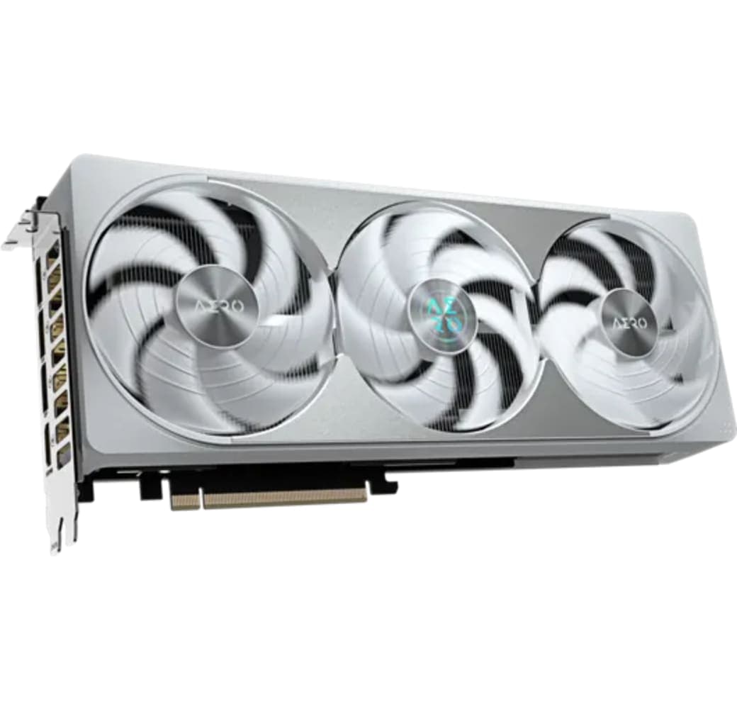 Silver Gigabyte GeForce RTX 5080 AERO OC SFF 16GB GDDR7 Graphics Card.9