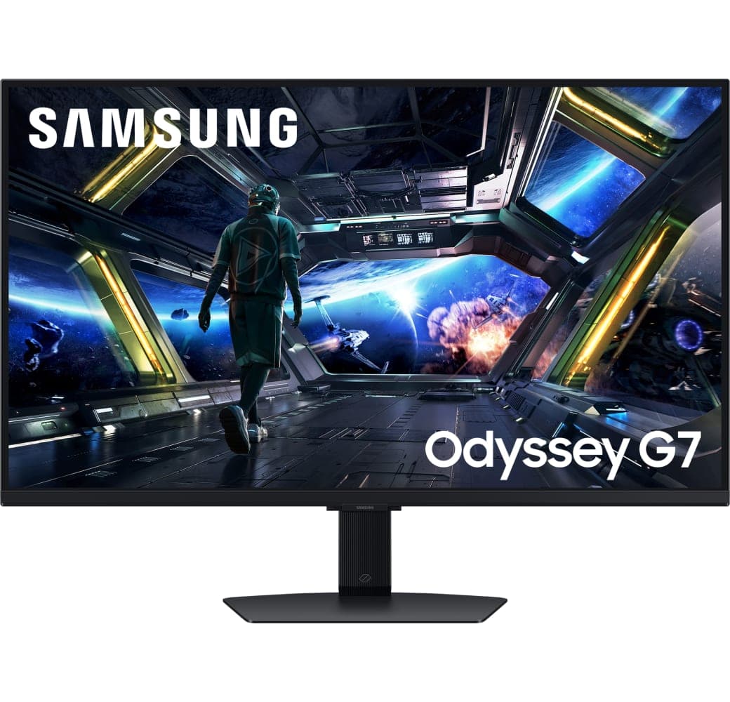Black Samsung - 32" Odyssey G7 G70D 4K UHD (32") FHD Curved LS32DG702EUXEN.1